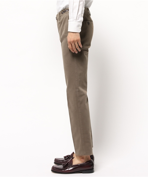 PT01(ピーティーゼロウーノ)の「PT01 / "BUSINESS"スリムストレッチツイール(チノパンツ・メンズ・ホワイト/ベージュ/ライトブラウン/ネイビー・46/48/50/44/42)」の6枚目の写真