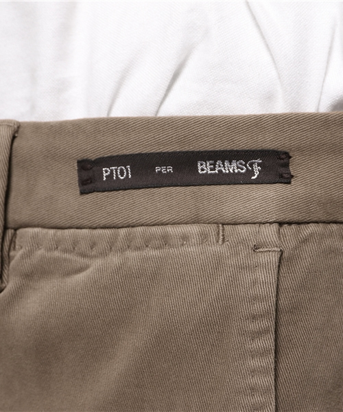 PT01(ピーティーゼロウーノ)の「PT01 / "BUSINESS"スリムストレッチツイール(チノパンツ・メンズ・ホワイト/ベージュ/ライトブラウン/ネイビー・46/48/50/44/42)」の21枚目の写真