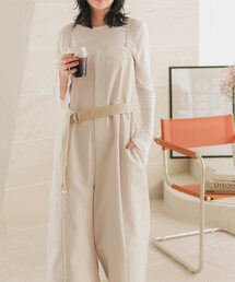 KOBE LETTUCE | ベルト付きベアワイドオールインワン(つなぎ/オールインワン)