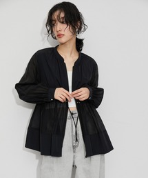 ADAM ET ROPE' | シアーペプラムブルゾン(ブルゾン)