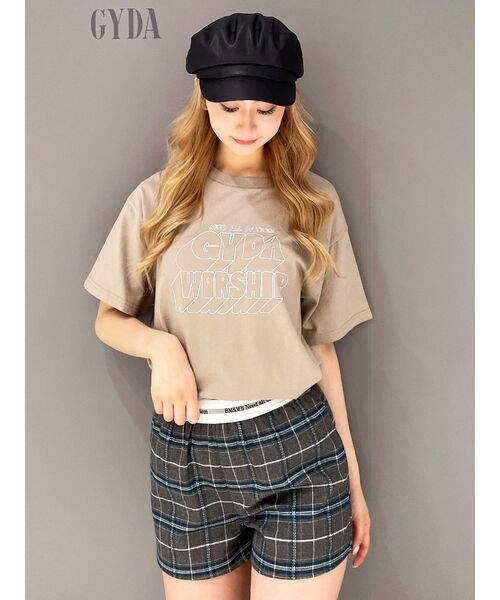GYDA（ジェイダ）の「GYDA WORSHIP BIG Tシャツ（Tシャツ/カットソー・レディース・ブラック/ベージュ/オフホワイト/マスタード・FREE）」の12枚目の写真