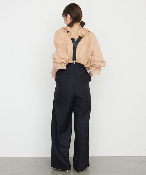 SLOBE IENA（スローブイエナ）の「フリルラッフルシアーブラウス