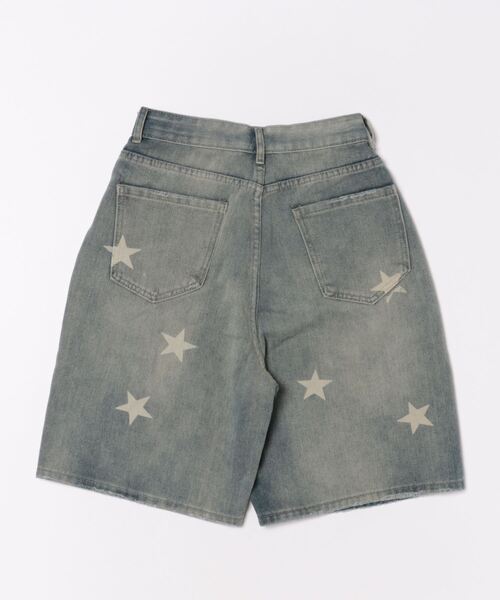 almo(アルモ)の「スターデニムハーフパンツ(BQ)(デニムパンツ・レディース・ブルー・MEDIUM/LARGE)」の10枚目の写真