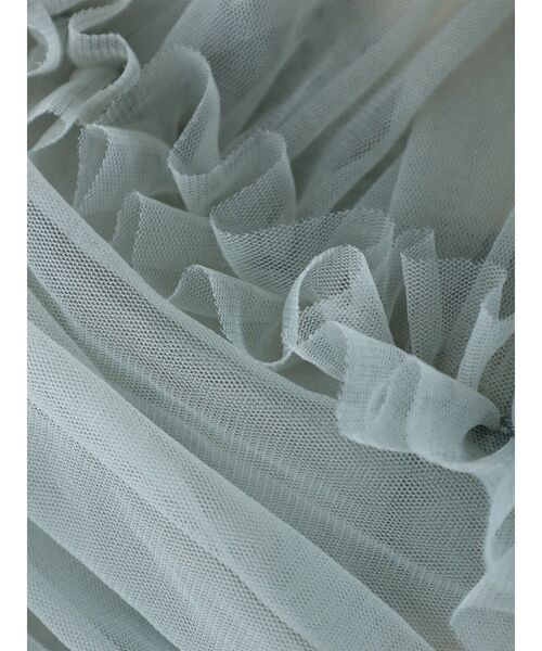 ELENCARE DUE（エレンカーレデュエ）の「・ELENCARE　DUE　フリルチュールビスチェ（Tシャツ/カットソー・レディース・グリーン/アイボリー/チャコールグレー・FREE）」の13枚目の写真