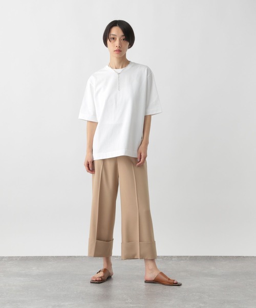 STERNBERG（スタンバーグ）の「5分袖コットンプルオーバー（Tシャツ/カットソー・メンズ・オフホワイト/ブラック・X-SMALL）」の6枚目の写真