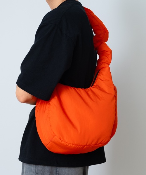☆Lady Nylon Mini Shoulder Ba.g☆ミニショルダーバッグ☆ セール】Nylon gathered mini shoulder bag / ナイロンギャザー