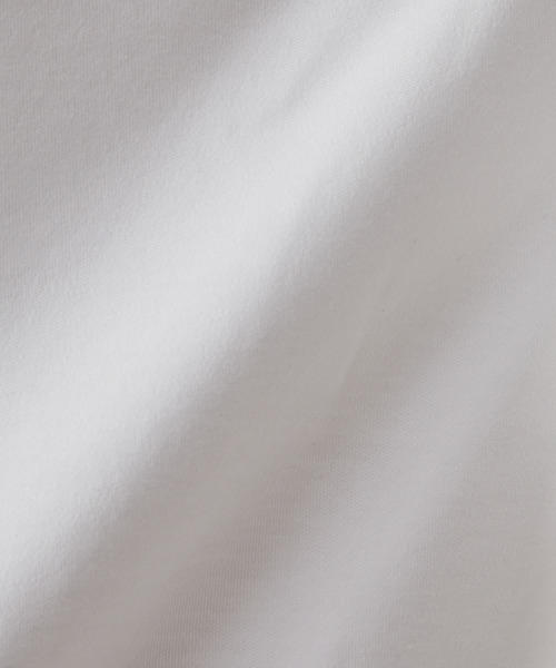 MEN'S MELROSE（メンズメルローズ）の「シルケットポンチスタンダードクルーネックロングスリーブTシャツ（Tシャツ/カットソー・メンズ・ホワイト/グレー/ブルーグリーン/ネイビー/ブラック・3/4/5）」の13枚目の写真