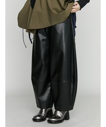 UN3D. | FAKE LEATHER COCOON PT(その他パンツ)