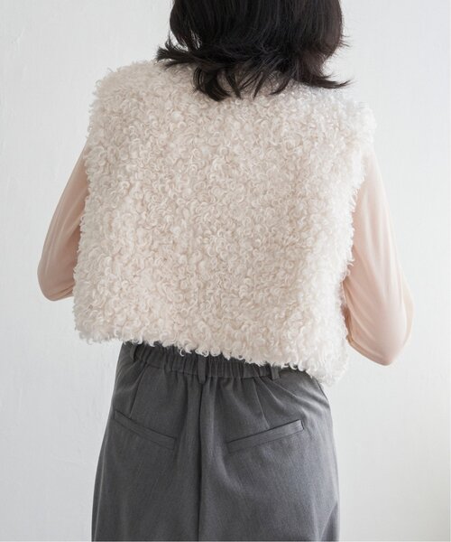 セール】プードルファーショートベスト（ベスト）｜VENCEEXCHANGE