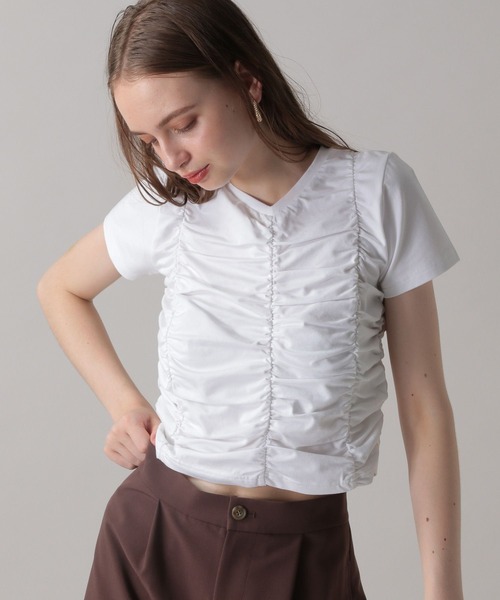 PERVERZE パーバーズ シャーリングトップス チュール シアー 2024 PERVERZE パーバーズ シャーリングトップス チュール シアー 2024