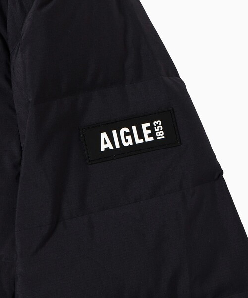 AIGLE(エーグル)の「撥水 スタンドネック ダックダウンジャケット T-KIT対応 / パファージャケット(ダウンジャケット/コート・メンズ・レッド/ブラック/ダークネイビー・L/M/S/XS/XL)」の13枚目の写真