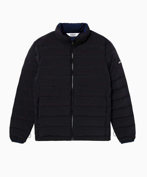 AIGLE(エーグル)の「撥水 スタンドネック ダックダウンジャケット T-KIT対応 / パファージャケット(ダウンジャケット/コート・メンズ・レッド/ブラック/ダークネイビー・L/M/S/XS/XL)」の4枚目の写真
