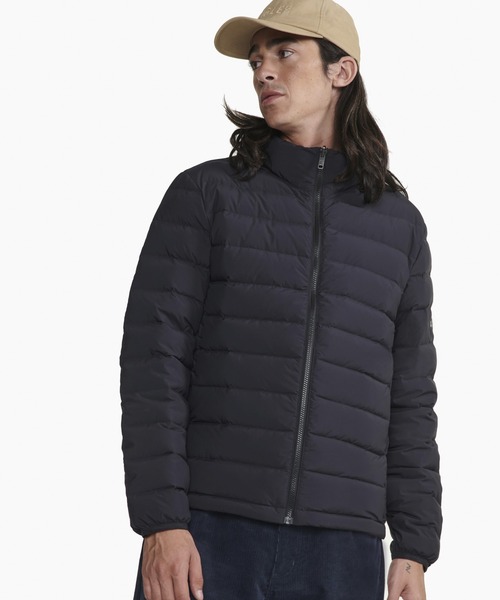 AIGLE(エーグル)の「撥水 スタンドネック ダックダウンジャケット T-KIT対応 / パファージャケット(ダウンジャケット/コート・メンズ・レッド/ブラック/ダークネイビー・L/M/S/XS/XL)」の9枚目の写真
