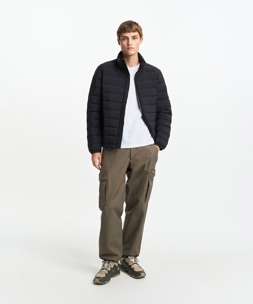 AIGLE(エーグル)の「撥水 スタンドネック ダックダウンジャケット T-KIT対応 / パファージャケット(ダウンジャケット/コート・メンズ・レッド/ブラック/ダークネイビー・L/M/S/XS/XL)」の15枚目の写真