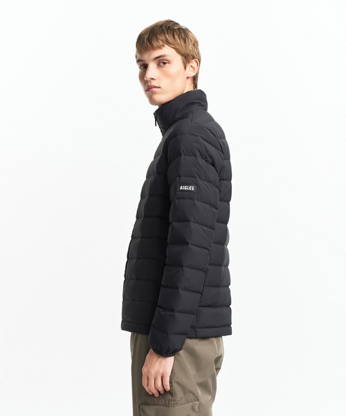 AIGLE(エーグル)の「撥水 スタンドネック ダックダウンジャケット T-KIT対応 / パファージャケット(ダウンジャケット/コート・メンズ・レッド/ブラック/ダークネイビー・L/M/S/XS/XL)」の17枚目の写真