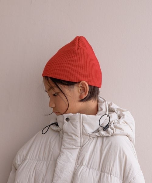 LOWRYS FARM（ローリーズファーム）の「カラーニットワッチ　138584（ニットキャップ/ビーニー・キッズ・レッド/チャコールグレー/パープル・FREE）」の3枚目の写真