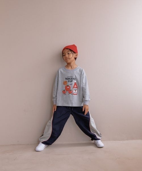 LOWRYS FARM（ローリーズファーム）の「カラーニットワッチ　138584（ニットキャップ/ビーニー・キッズ・レッド/チャコールグレー/パープル・FREE）」の8枚目の写真