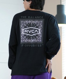 RVCA（ルーカ）の「【ムラサキスポーツ限定】RVCA/ルーカ ロンT/長袖Tシャツ バンダナ ルーズシルエット ユニセックス BE042-P07（Tシャツ/カットソー・メンズ）」