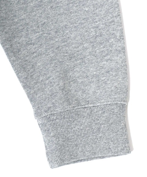 CONVERSE（コンバース）の「CONVERSE/コンバース ワンポイントロゴ刺繍 スウェット フルジップパーカー レディース メンズ トレーナー（パーカー・メンズ・グレー/ベージュ/ブラック・L/LL/M）」の13枚目の写真