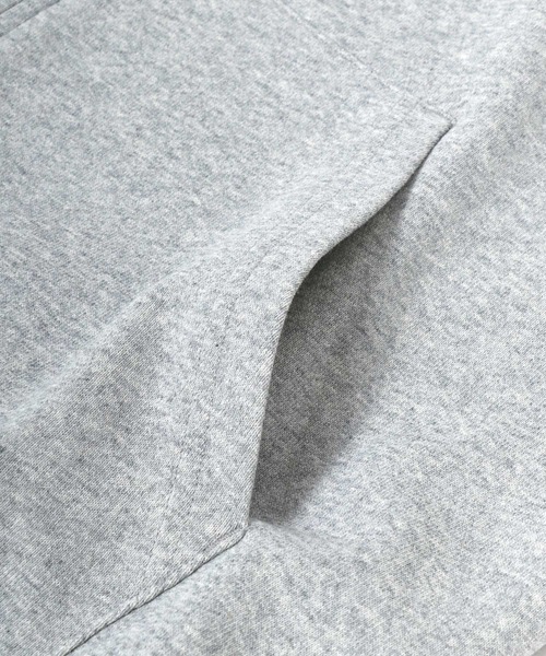 CONVERSE（コンバース）の「CONVERSE/コンバース ワンポイントロゴ刺繍 スウェット フルジップパーカー レディース メンズ トレーナー（パーカー・メンズ・グレー/ベージュ/ブラック・L/LL/M）」の15枚目の写真