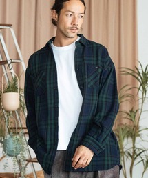 CAMBIO | ms5788-ヴィンテージチェックビッグシルエットAラインシャツ(シャツ/ブラウス)