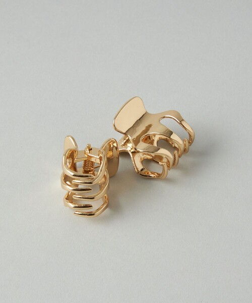 CITEN（シテン）の「＜CITEN＞2セットミニバンス（バレッタ/ヘアクリップ・レディース・シルバー/ゴールド・FREE）」の4枚目の写真