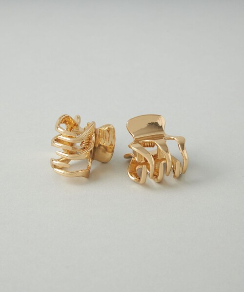 CITEN（シテン）の「＜CITEN＞2セットミニバンス（バレッタ/ヘアクリップ・レディース・シルバー/ゴールド・FREE）」の5枚目の写真