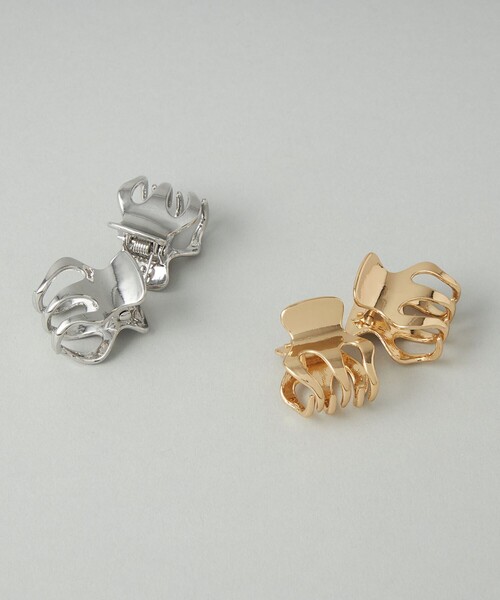 CITEN（シテン）の「＜CITEN＞2セットミニバンス（バレッタ/ヘアクリップ・レディース・シルバー/ゴールド・FREE）」の12枚目の写真