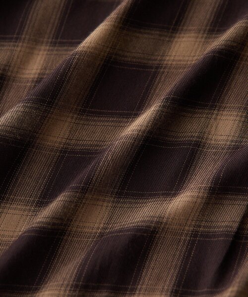 ウォッシュドチェックワイドシャツ（シャツ/ブラウス）｜RIVE