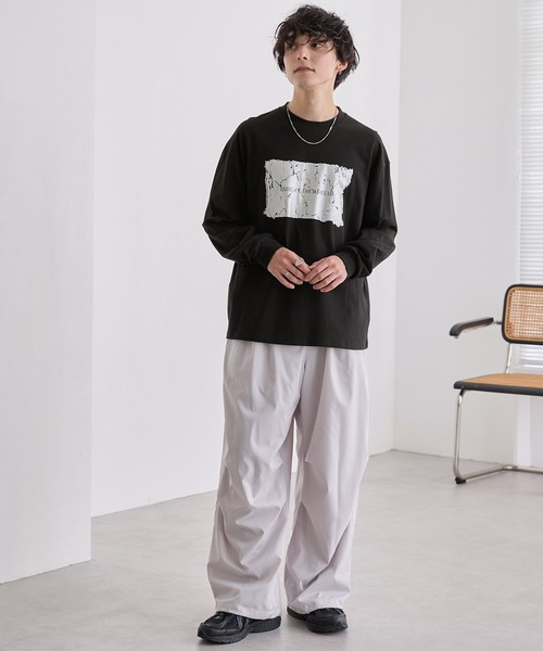 MONO-MART(モノマート)の「アートグラフィックデザインTシャツ(Tシャツ/カットソー・レディース・ブラック系1/ホワイト/ブラック/ホワイト系1・M/L)」の11枚目の写真