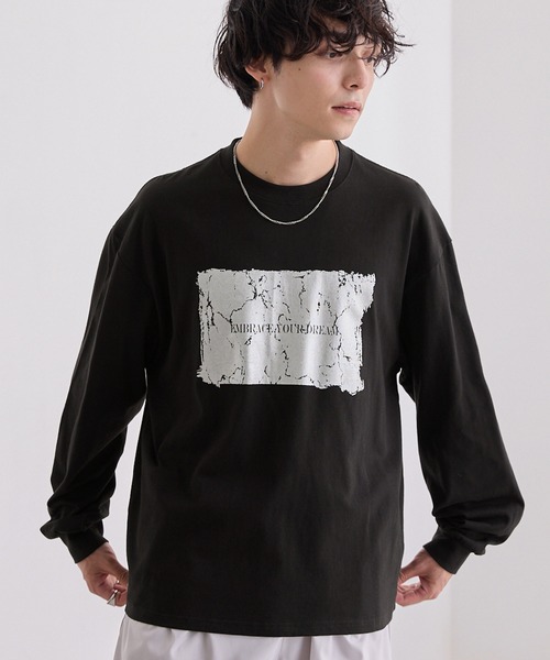 MONO-MART(モノマート)の「アートグラフィックデザインTシャツ(Tシャツ/カットソー・レディース・ブラック系1/ホワイト/ブラック/ホワイト系1・M/L)」の12枚目の写真
