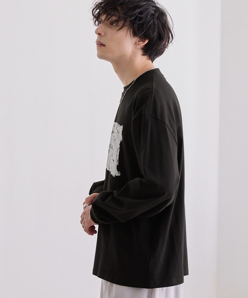 MONO-MART(モノマート)の「アートグラフィックデザインTシャツ(Tシャツ/カットソー・レディース・ブラック系1/ホワイト/ブラック/ホワイト系1・M/L)」の14枚目の写真