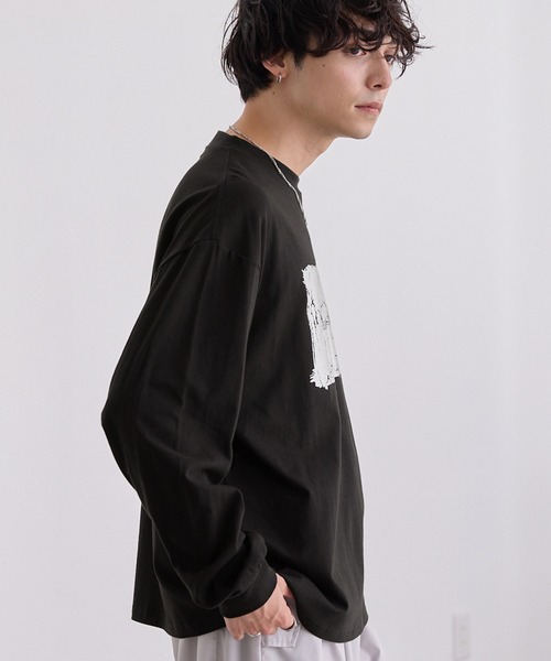MONO-MART(モノマート)の「アートグラフィックデザインTシャツ(Tシャツ/カットソー・レディース・ブラック系1/ホワイト/ブラック/ホワイト系1・M/L)」の15枚目の写真