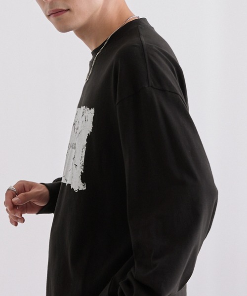MONO-MART(モノマート)の「アートグラフィックデザインTシャツ(Tシャツ/カットソー・レディース・ブラック系1/ホワイト/ブラック/ホワイト系1・M/L)」の17枚目の写真