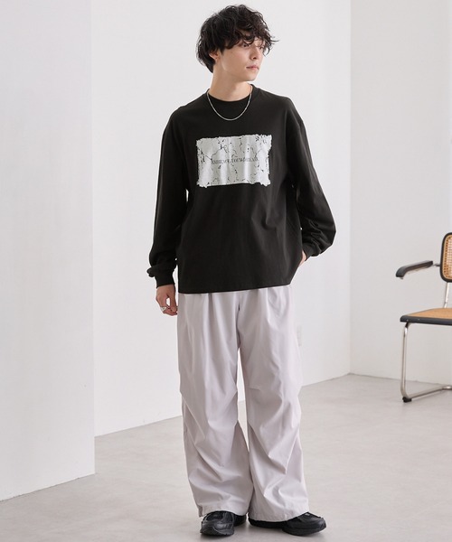 MONO-MART(モノマート)の「アートグラフィックデザインTシャツ(Tシャツ/カットソー・レディース・ブラック系1/ホワイト/ブラック/ホワイト系1・M/L)」の18枚目の写真