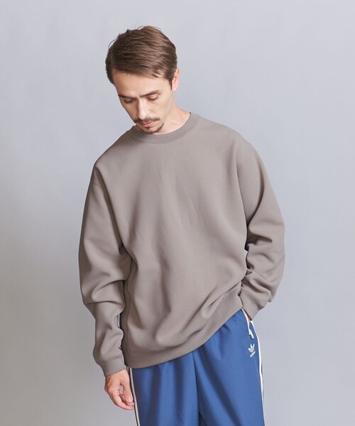 BEAUTY&YOUTH UNITED ARROWS（ビューティーアンドユースユナイテッドアローズ）の「クレープ フリース クルーネック スウェット（スウェット・メンズ・ブラック/オフホワイト/ブラウン・S/M/L/XL）」の10枚目の写真