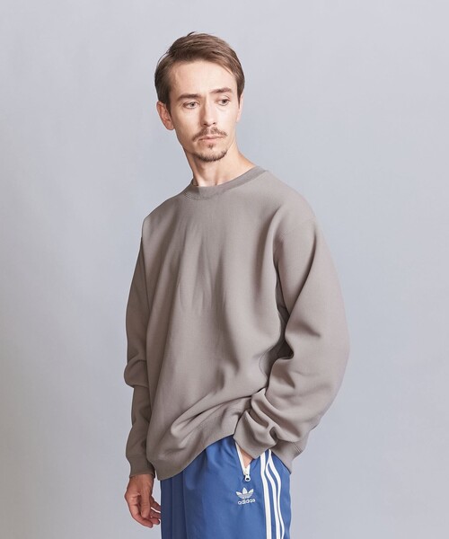 BEAUTY&YOUTH UNITED ARROWS（ビューティーアンドユースユナイテッドアローズ）の「クレープ フリース クルーネック スウェット（スウェット・メンズ・ブラック/オフホワイト/ブラウン・S/M/L/XL）」の11枚目の写真