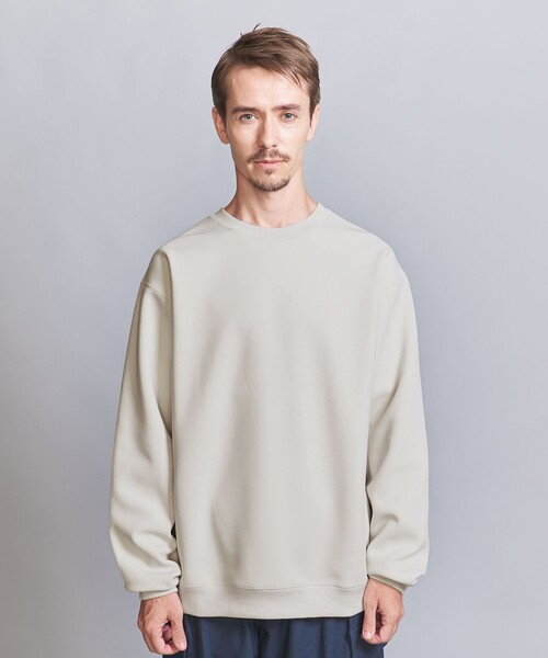 BEAUTY&YOUTH UNITED ARROWS（ビューティーアンドユースユナイテッドアローズ）の「クレープ フリース クルーネック スウェット（スウェット・メンズ・ブラック/オフホワイト/ブラウン・S/M/L/XL）」の12枚目の写真