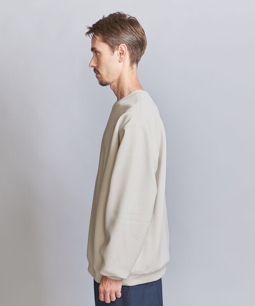 BEAUTY&YOUTH UNITED ARROWS（ビューティーアンドユースユナイテッドアローズ）の「クレープ フリース クルーネック スウェット（スウェット・メンズ・ブラック/オフホワイト/ブラウン・S/M/L/XL）」の13枚目の写真