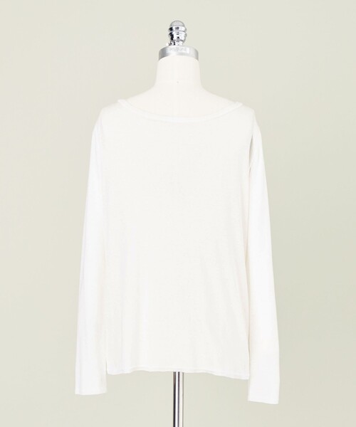 conte☆ ＜conte＞コットンシルク 2WAYカットソー☆美品 conte（コンテ）の「＜conte＞コットンシルク 2WAYカットソー（T