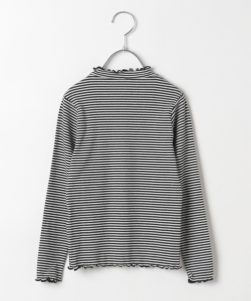 GLOBAL WORK Smile Seed Store(グローバルワーク スマイルシードストア)の「華奢リブ配色メロウTシャツ/118548(Tシャツ/カットソー・キッズ・ピンク/ブラック/オフホワイト/ブラック×ホワイト・110cm/120cm/130cm/100cm/150cm/140cm)」の13枚目の写真