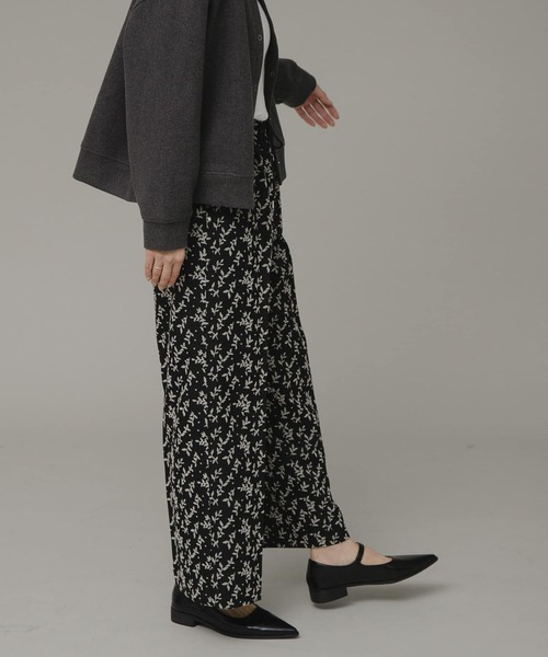 URBAN RESEARCH Sonny Label（アーバンリサーチサニーレーベル）の「フロッキーイージーパンツ（その他パンツ・レディース・ブラック/ブラウン/アイボリー・FREE）」の13枚目の写真