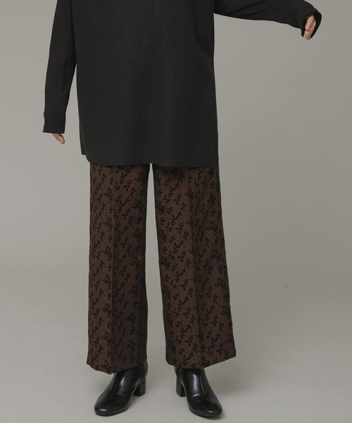 URBAN RESEARCH Sonny Label（アーバンリサーチサニーレーベル）の「フロッキーイージーパンツ（その他パンツ・レディース・ブラック/ブラウン/アイボリー・FREE）」の18枚目の写真