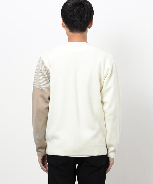 COMME CA ISM（コムサイズム）の「カラーブロック チェック柄 カーディガン（カーディガン/ボレロ・メンズ・チャコール/オフホワイト/ブルー・MEDIUM/LARGE）」の12枚目の写真