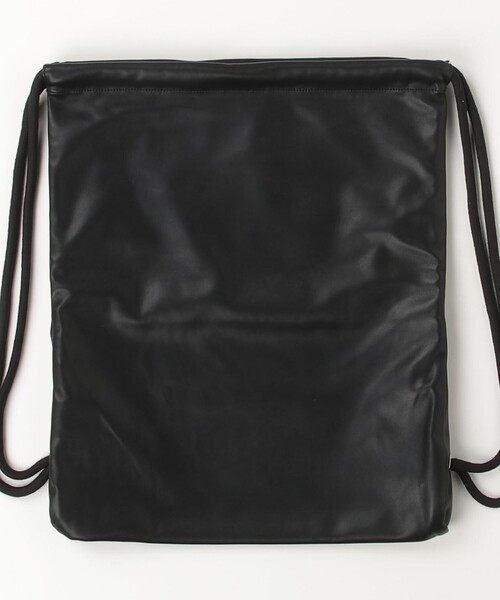 fredy emue（フレディエミュ）の「【PARROTT CANVAS/パロットキャンバス】   PUレザーナップサック（バックパック/リュック・レディース・ブラック・FREE）」の9枚目の写真