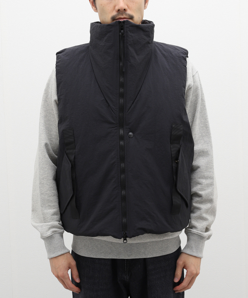 Gurank Padded vest ブラック グランク ベスト 中綿 セール】Gurank / グランク padded vest（ブルゾン）｜JOURNAL