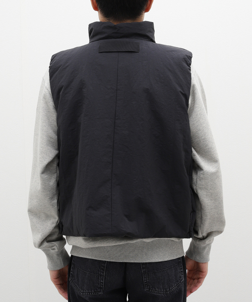Gurank Padded vest ブラック グランク ベスト 中綿 Gurank Padded vest ブラック グランク ベスト 中綿