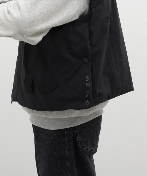 で*そ様 Gurank Padded vest ブラック グランク ベスト 中綿 セール】Gurank / グランク padded vest（ブルゾン）｜JOURNAL