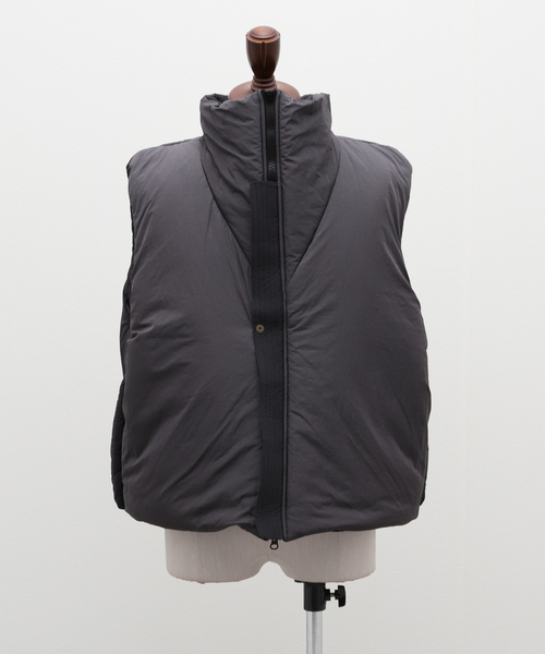 で*そ様 Gurank Padded vest ブラック グランク ベスト 中綿 セール】Gurank / グランク padded vest（ブルゾン）｜JOURNAL