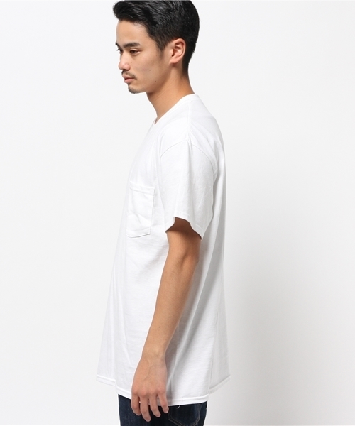 CIAOPANIC（チャオパニック）の「【Ciaopanic】　ポケットTeeC/N（Tシャツ/カットソー・メンズ・ホワイト・MEDIUM/LARGE）」の2枚目の写真